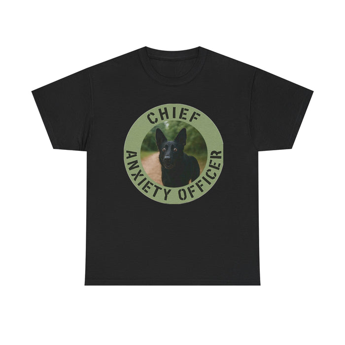 Chief Anxiety Officer T-Shirt — Funny Dog Rescue Pet Lover Tee