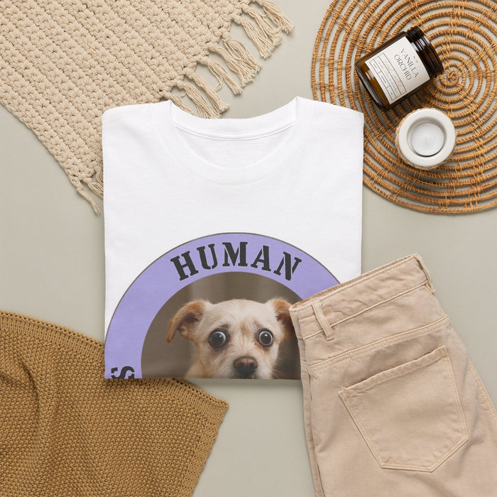 Dog 'Human Security Blanket' T-Shirt — Cute Rescue Pup Graphic Tee