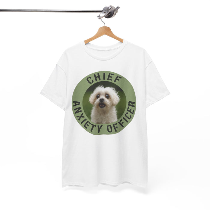 Chief Anxiety Officer T-Shirt – Funny Dog Pet Mom Tee