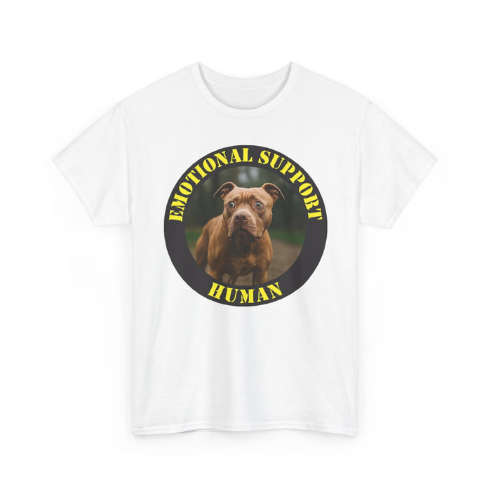 Dog Emotional Support Human T-Shirt – Funny Rescue Pet Therapy Tee