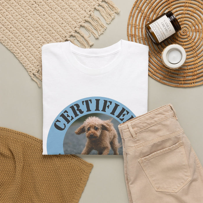 Certified Velcro Dog T-Shirt — Cute Funny Puppy Graphic Tee