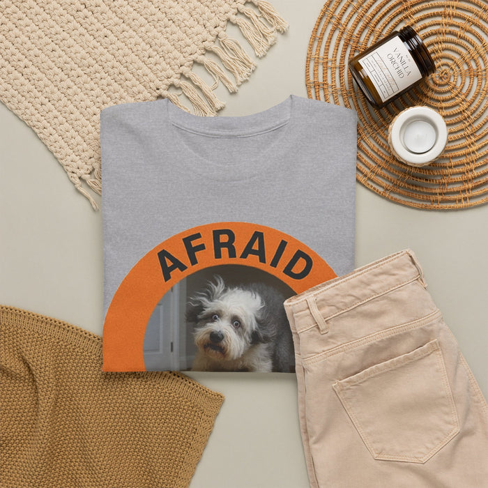 Afraid But Trying Dog T‑Shirt