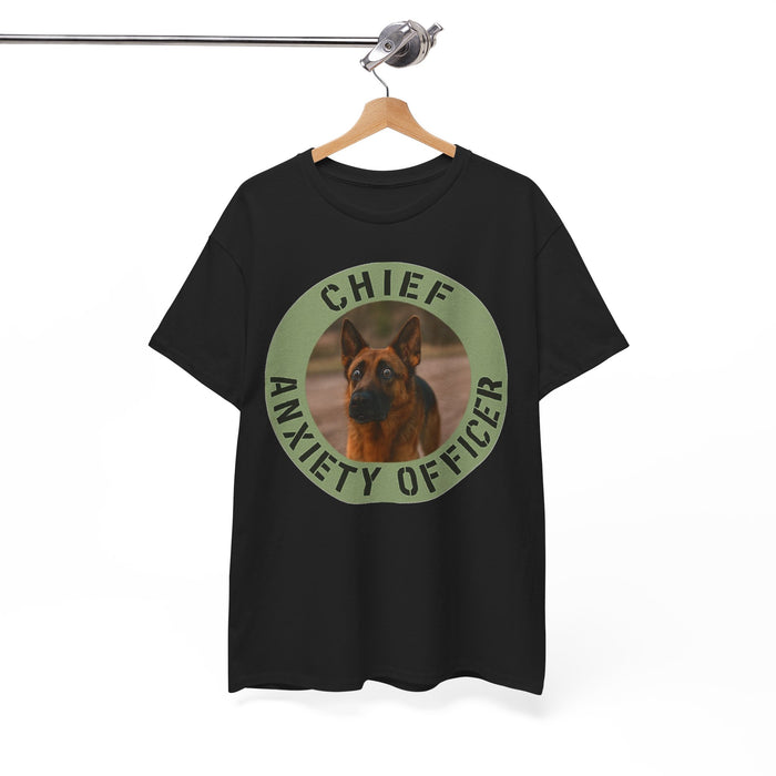 Chief Anxiety Officer Dog T-Shirt — Funny Pet Lover Tee