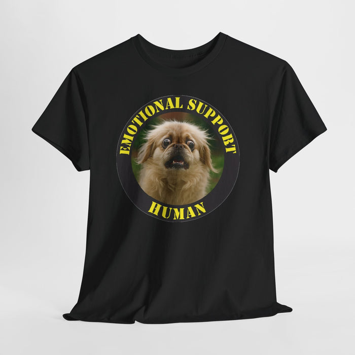 Emotional Support Human T‑Shirt — Funny Cute Dog Rescue Tee