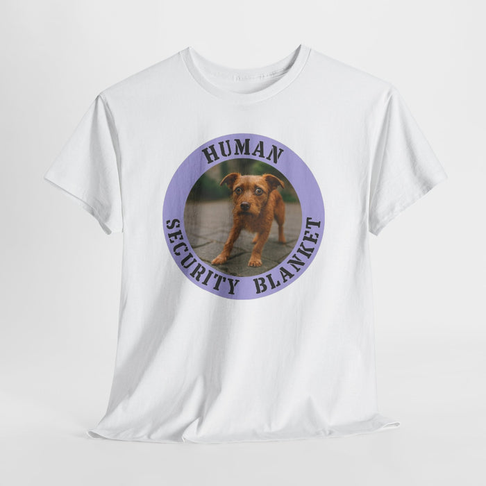 Dog Lover Tee — "Human Security Blanket" Graphic T‑Shirt