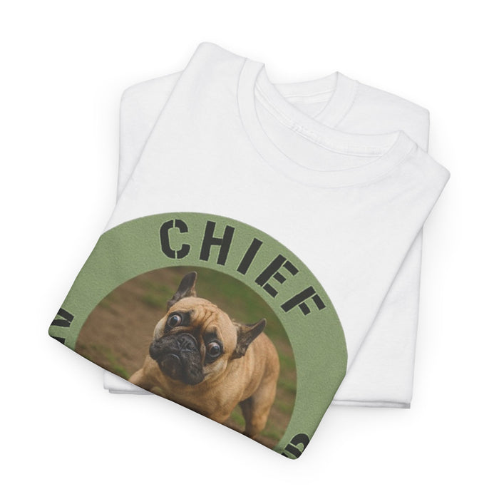 Chief Anxiety Officer T-Shirt — Funny Pug Dog Graphic Tee