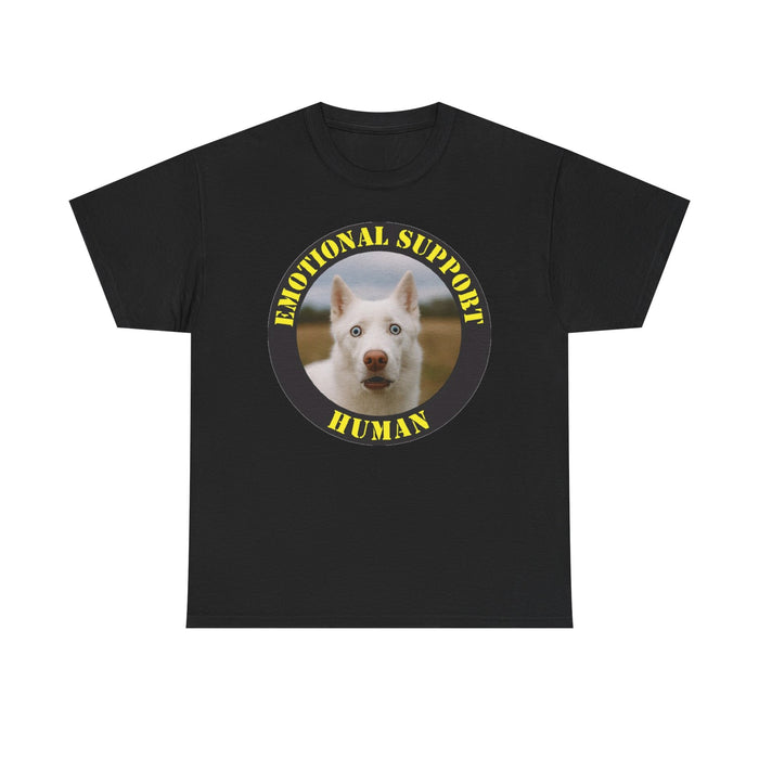 T‑Shirt — "Emotional Support Human" Husky Rescue Tee