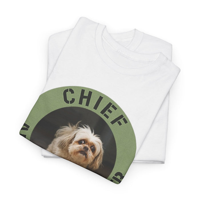 Chief Anxiety Officer T-Shirt — Cute Dog Humor Tee