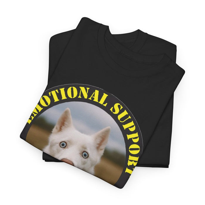 T‑Shirt — "Emotional Support Human" Husky Rescue Tee