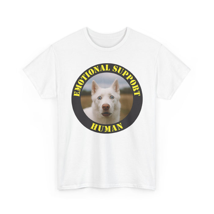 T‑Shirt — "Emotional Support Human" Husky Rescue Tee