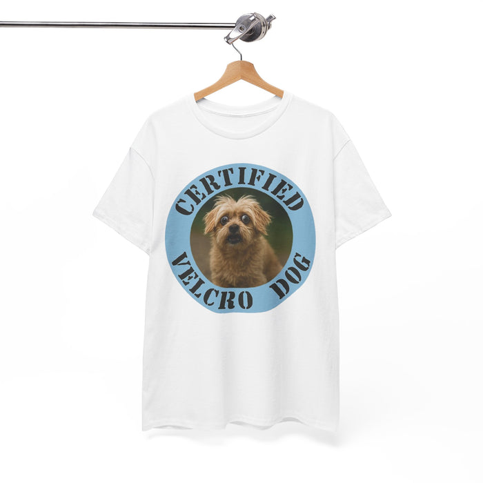 Maltese Certified Velcro Dog T-Shirt — Cute Pet Photo Tee for Dog Lovers