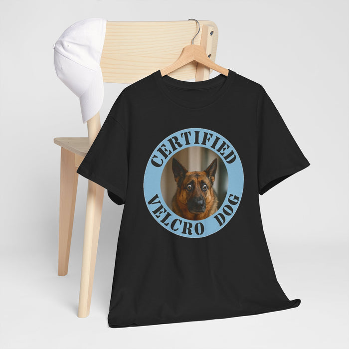 Certified Velcro Dog T-Shirt — Funny German Shepherd Pet Shirt