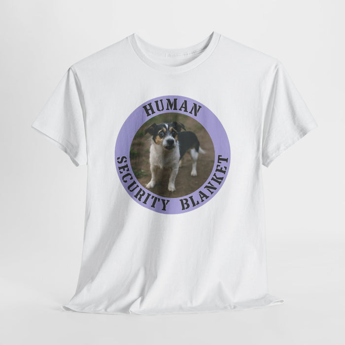T-Shirt — "Human Security Blanket" Cute Puppy Graphic Tee