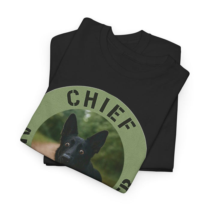 Chief Anxiety Officer Tee — Funny Dog Graphic T-Shirt