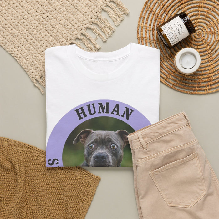 Pit Bull Human Security Blanket T-Shirt – Funny Dog Face Tee for Dog Lovers