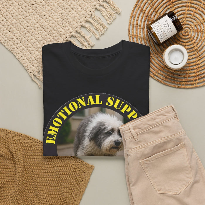 T-Shirt — "Emotional Support Human" Dog Photo Tee
