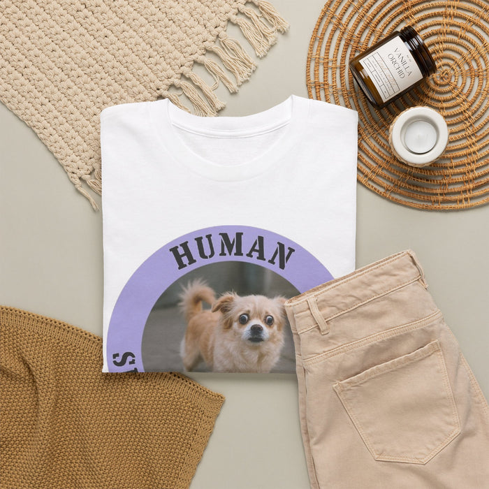 T‑Shirt — "Human Security Blanket" Cute Dog Graphic Tee