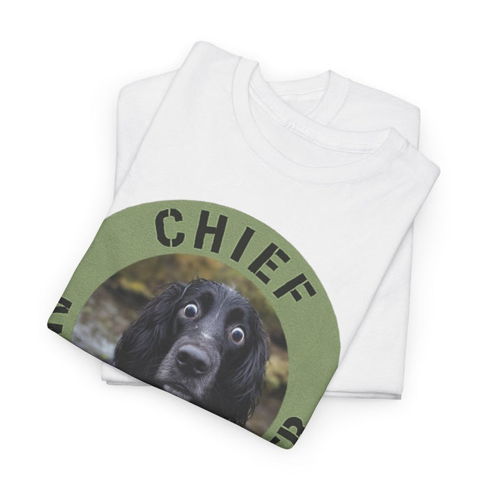 Spaniel Chief Anxiety Officer Dog T-Shirt – Funny Pet Rescue Gift