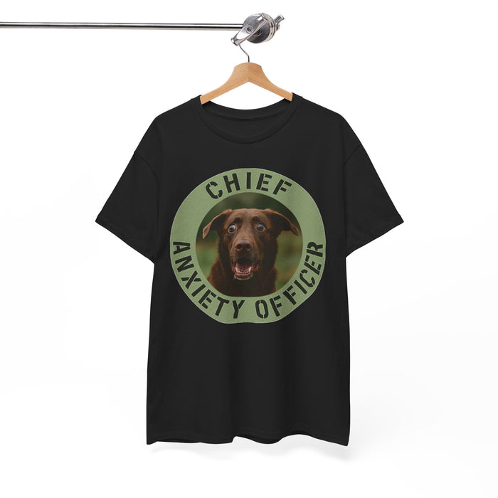Chief Anxiety Officer T-Shirt — Funny Dog Graphic Tee