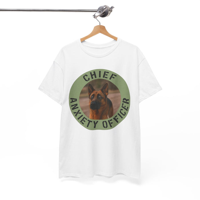 Chief Anxiety Officer T-Shirt — Funny Dog Lover Tee