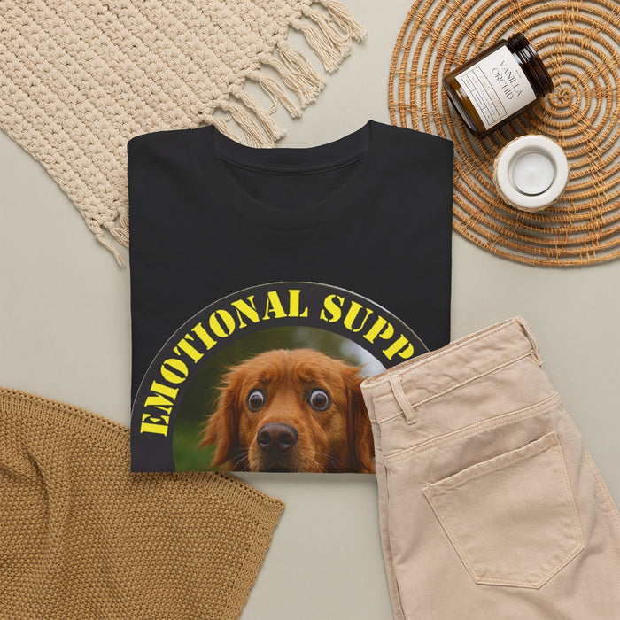 Emotional Support Human T-Shirt — Dog Photo Graphic Tee