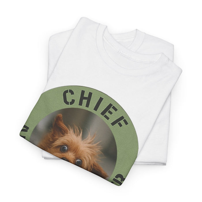 Chief Anxiety Officer Dog T‑Shirt – Funny Pet Lover Tee