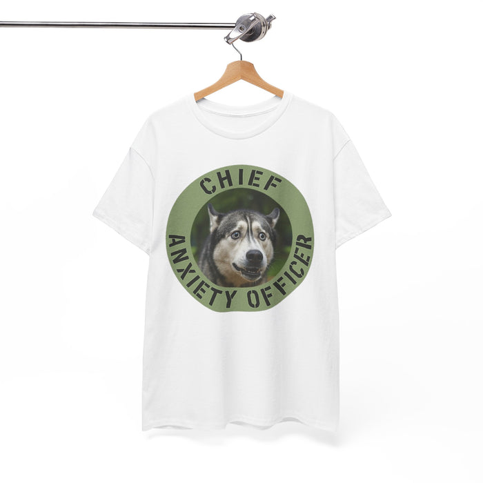 Chief Anxiety Officer T-Shirt — Funny Dog Graphic Tee