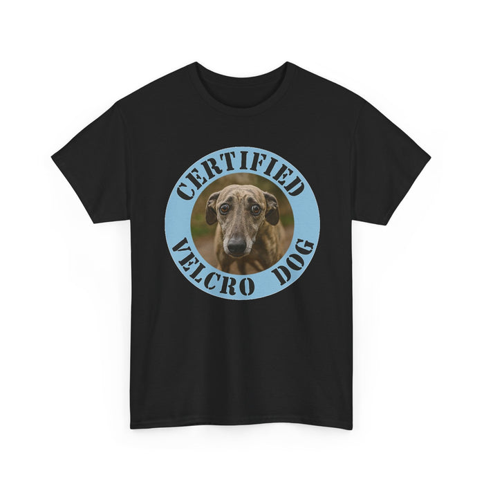 Certified Velcro Dog T‑Shirt — Funny Dog Lover Tee