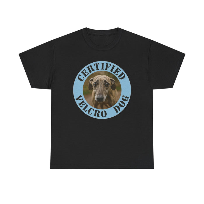Certified Velcro Dog T‑Shirt — Funny Dog Lover Tee