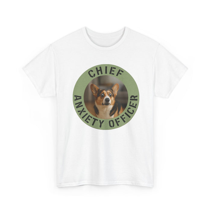 Chief Anxiety Officer Dog T-Shirt — Funny Pet Lover Tee