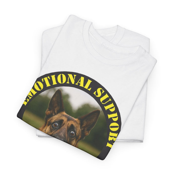 Emotional Support Human T-Shirt — German Shepherd Support Dog Tee