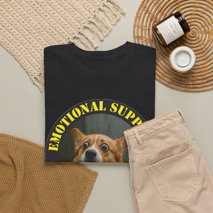 Emotional Support Human T‑Shirt — Funny Dog Meme Tee