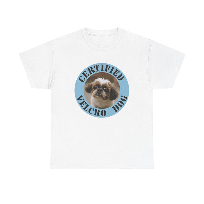 Certified Velcro Dog T‑Shirt — Funny Shih Tzu Pet Tee