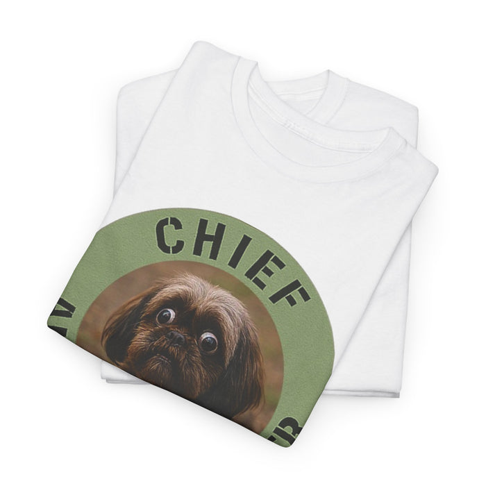 Chief Anxiety Officer T-Shirt — Funny Dog Graphic Tee for Anxious Dog Lovers