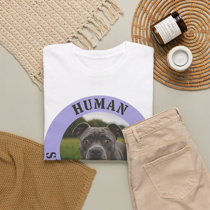 Pit Bull Dog "Human Security Blanket" Tee — Funny Rescue Pet Gift