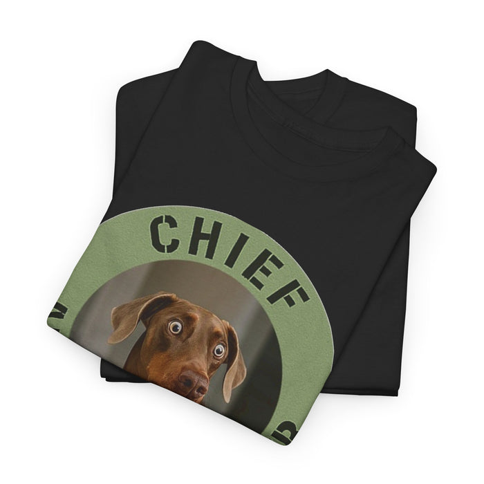 Chief Anxiety Officer T-Shirt – Funny Dog Tee for Anxious Pet Lovers