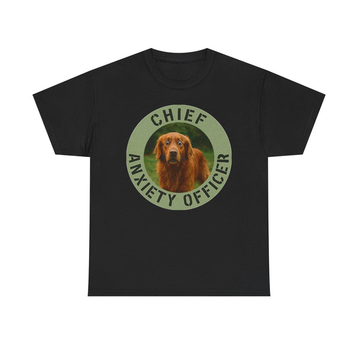 Chief Anxiety Officer Dog T-Shirt — Funny Pet Lover Tee