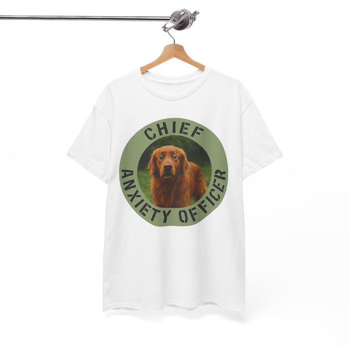 Chief Anxiety Officer Dog T-Shirt — Funny Pet Lover Tee
