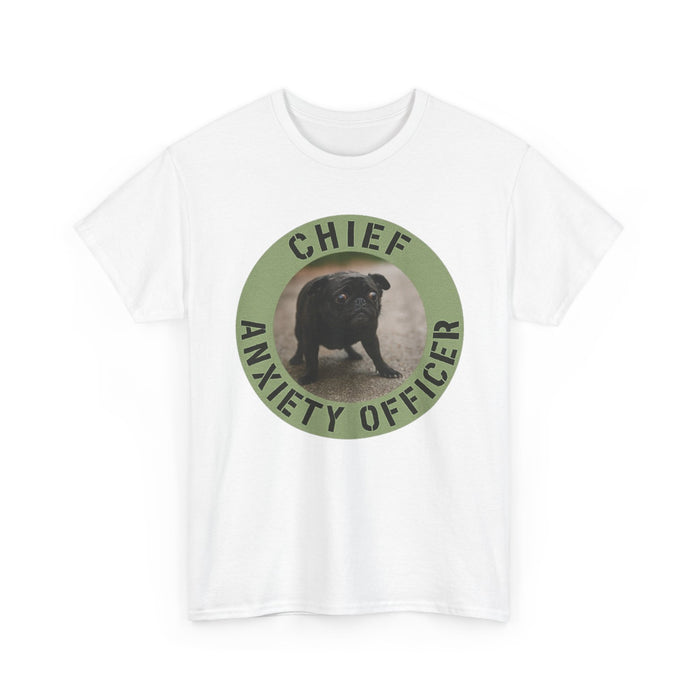 Chief Anxiety Officer T-Shirt — Funny Dog Graphic Tee