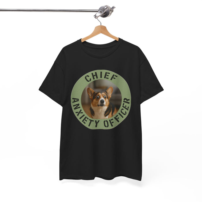 Chief Anxiety Officer Dog T-Shirt — Funny Pet Lover Tee