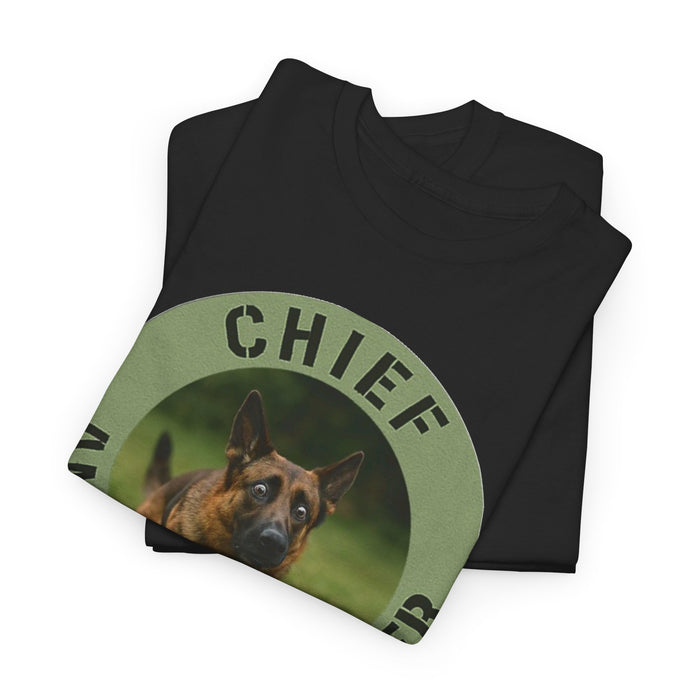 Chief Anxiety Officer T-Shirt — Funny Dog Anxiety Graphic Tee