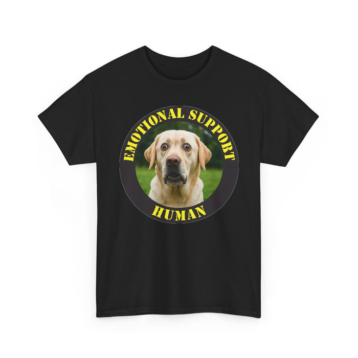 Emotional Support Human T-Shirt — Funny Labrador Pet Lover Tee