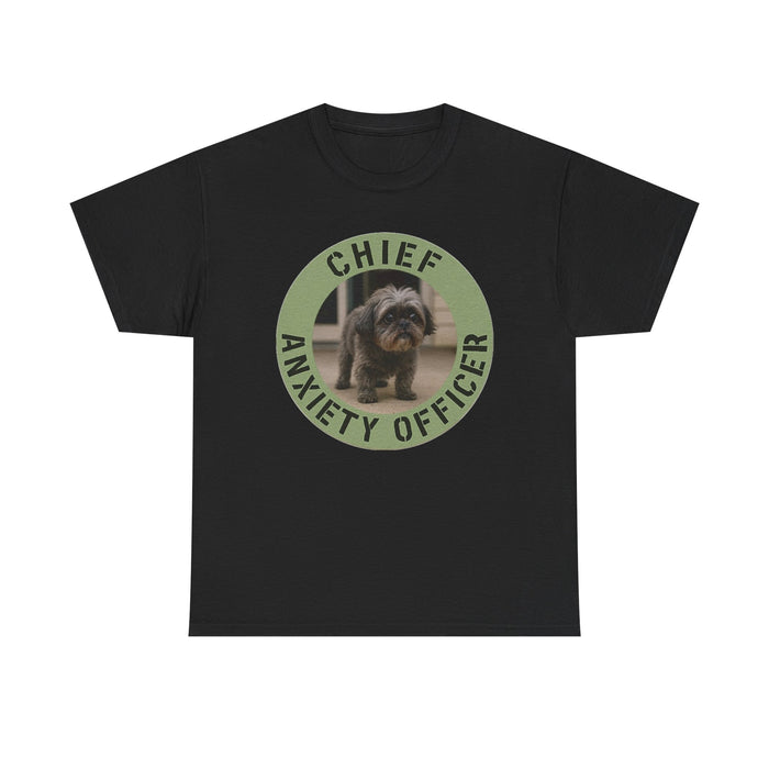 Chief Anxiety Officer T-Shirt — Funny Dog Graphic Tee