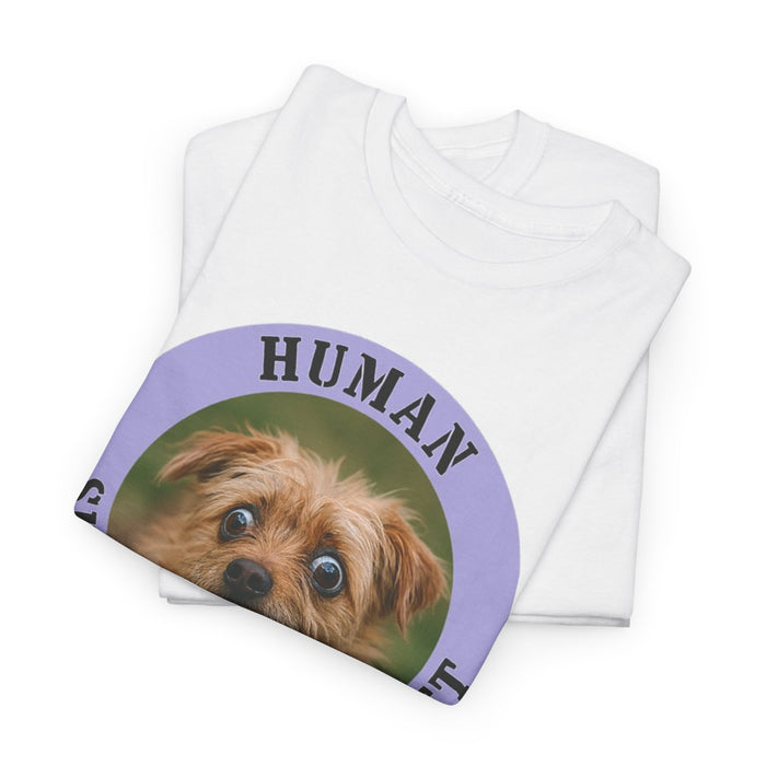 Human Security Blanket T-Shirt — Cute Dog Graphic Tee