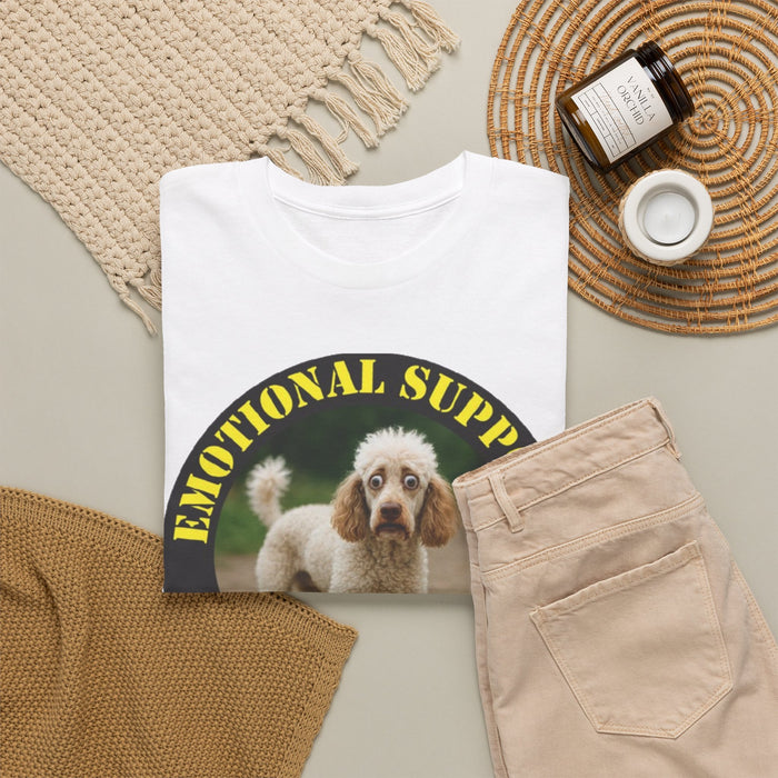 Emotional Support Human T-Shirt — Cute Poodle Pet Lover Tee