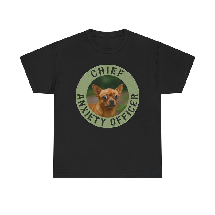 Chief Anxiety Officer T-Shirt — Funny Dog Graphic Tee