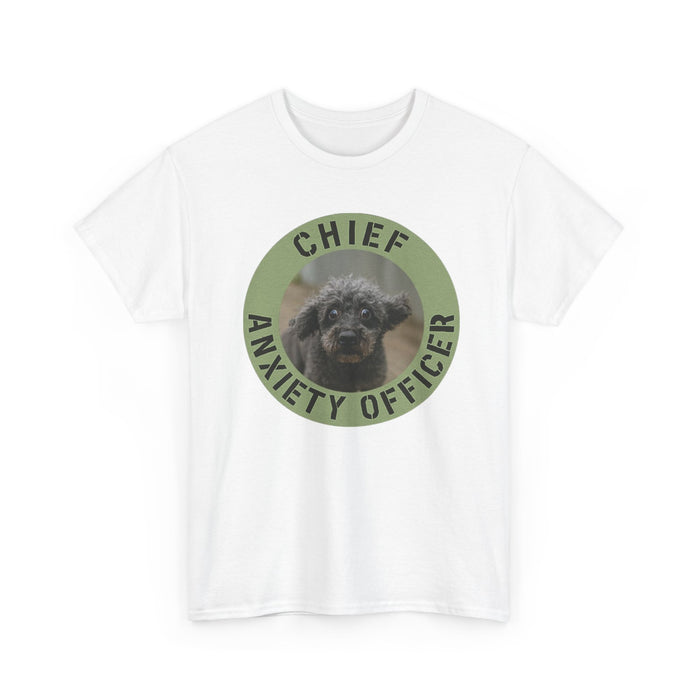 Chief Anxiety Officer T-Shirt — Funny Dog Anxiety Officer Tee