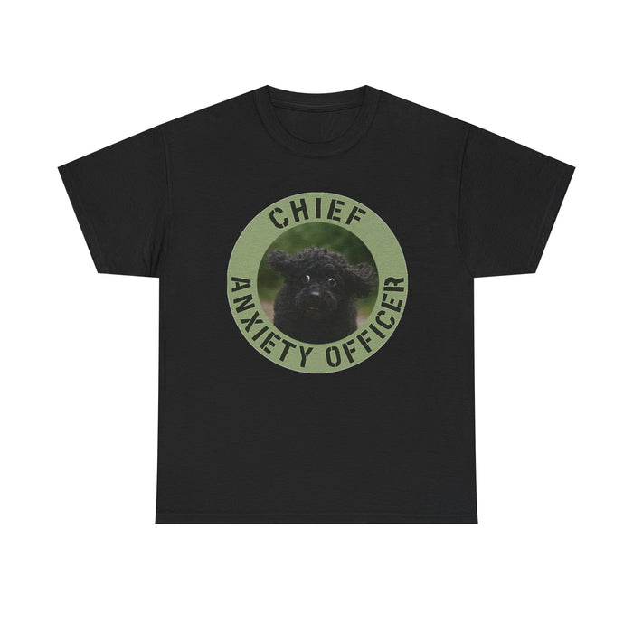 Chief Anxiety Officer T-Shirt – Funny Cute Pug Anxiety Tee