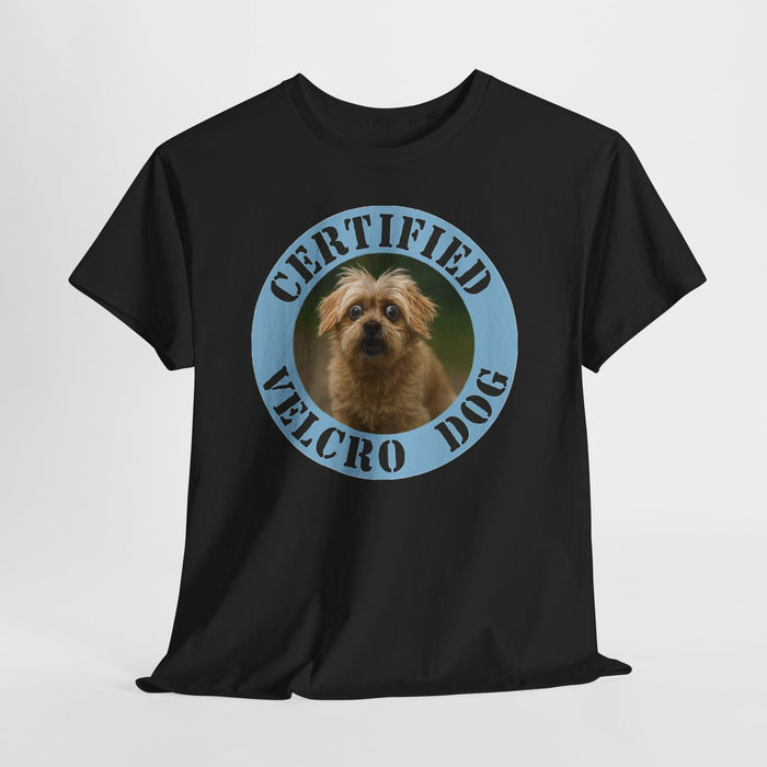 Maltese Certified Velcro Dog T-Shirt — Cute Pet Photo Tee for Dog Lovers