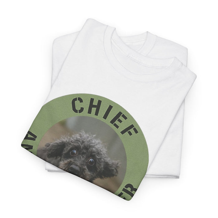 Chief Anxiety Officer T-Shirt — Funny Dog Anxiety Officer Tee